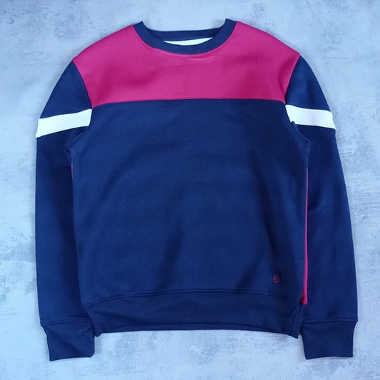 Vintage 90s Funky Color Block Crewneck Sweater