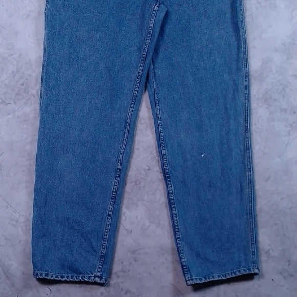 Vintage 90s NEVADA Blue Denim Overalls Workwear UNISEX