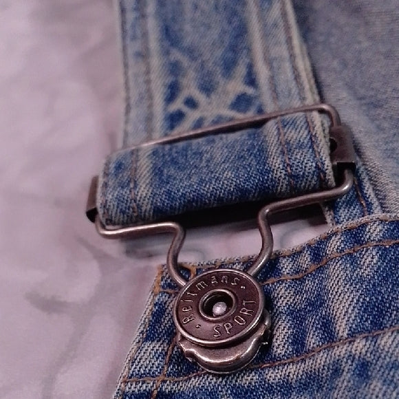 Stylish Modern Denim Overalls Workwear