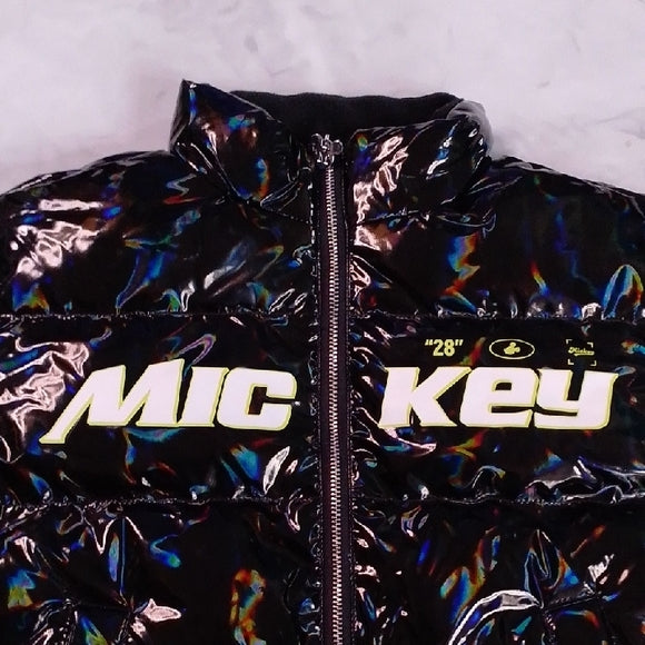 RARE Disney Baby MICKEY MOUSE Black Down Puffer Jacket