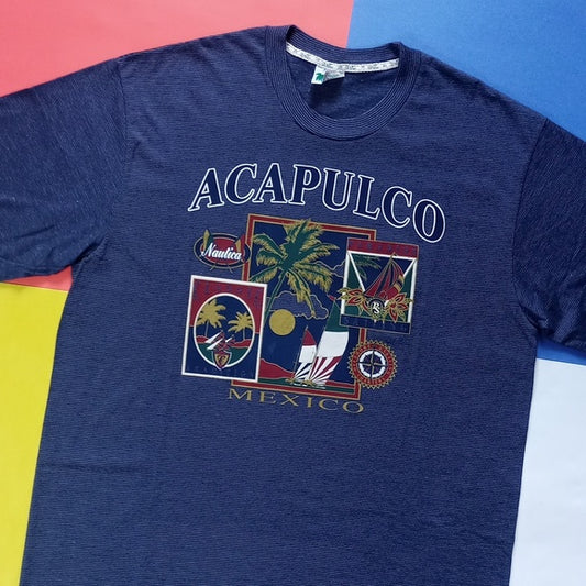 Vintage 90s Acapulco Mexico Troutist Tee Single Stitch T-Shirt