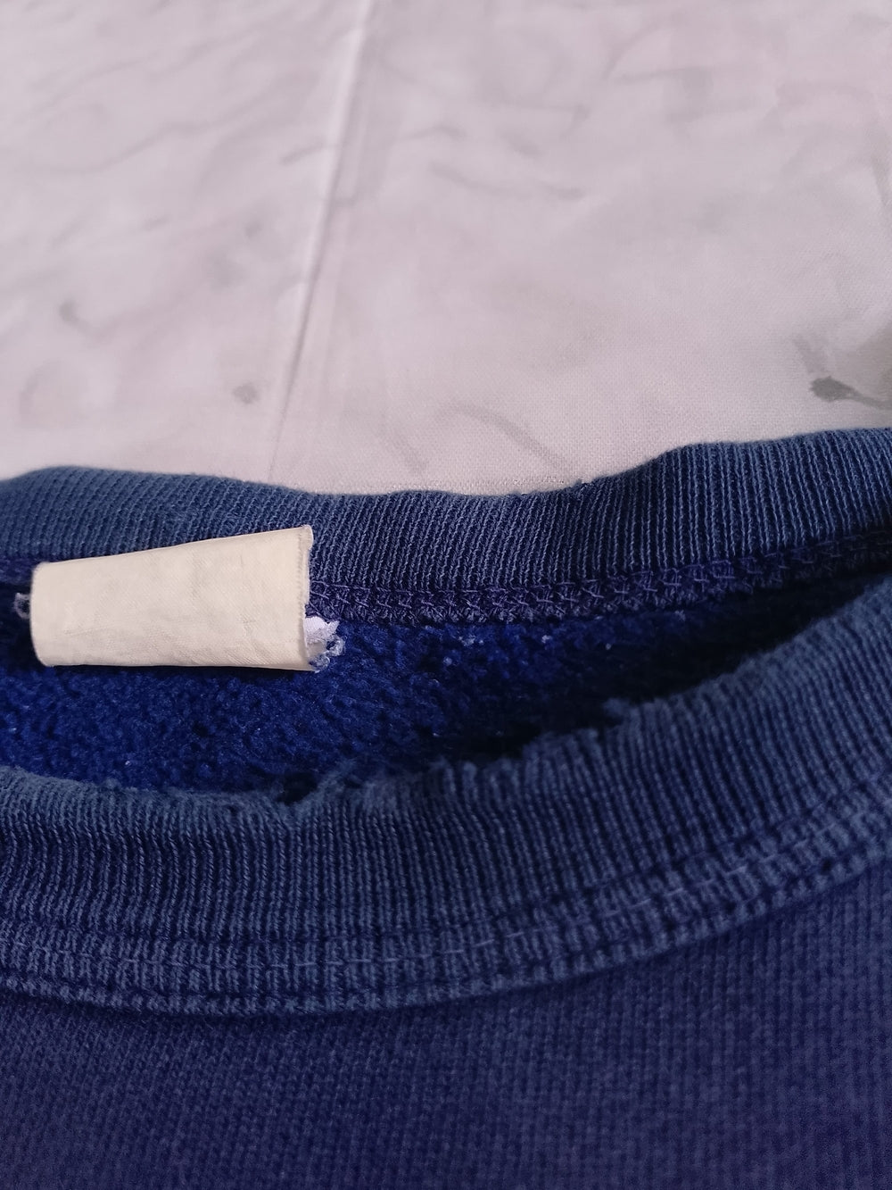 Vintage Blank Light Distressed Crewneck Sweater