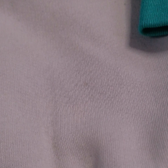 Vintage 90s BERMUDA Tourist White and Teal Sweater