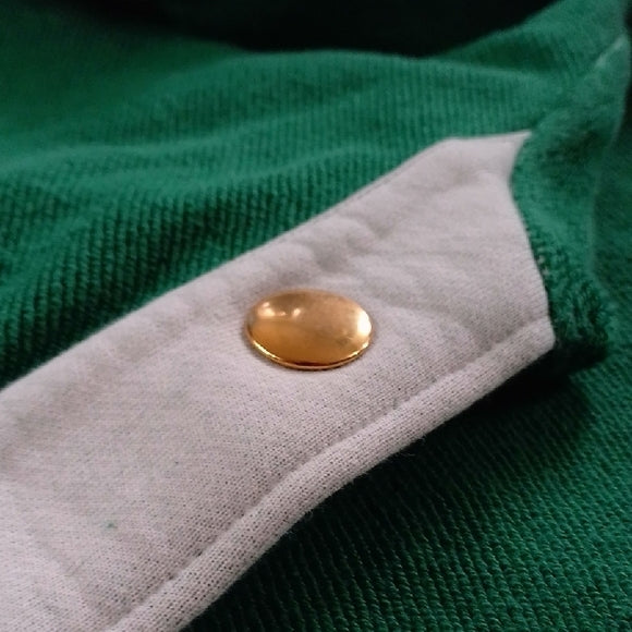 Philosophy EST 1984 Green and White Crewneck Sweater TEAR AWAY G.E.M.