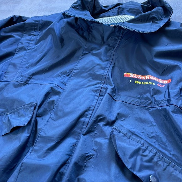 Vintage 90s Sunshowers Wetskins Windbreaker Jacket UNISEXw