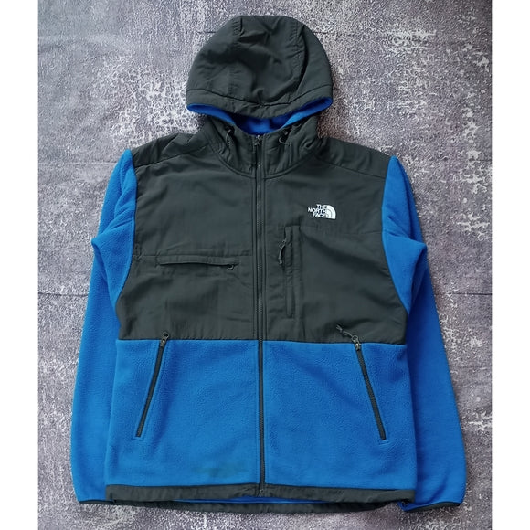 The North Face Men's Black and Blue Jacket POLARTEC