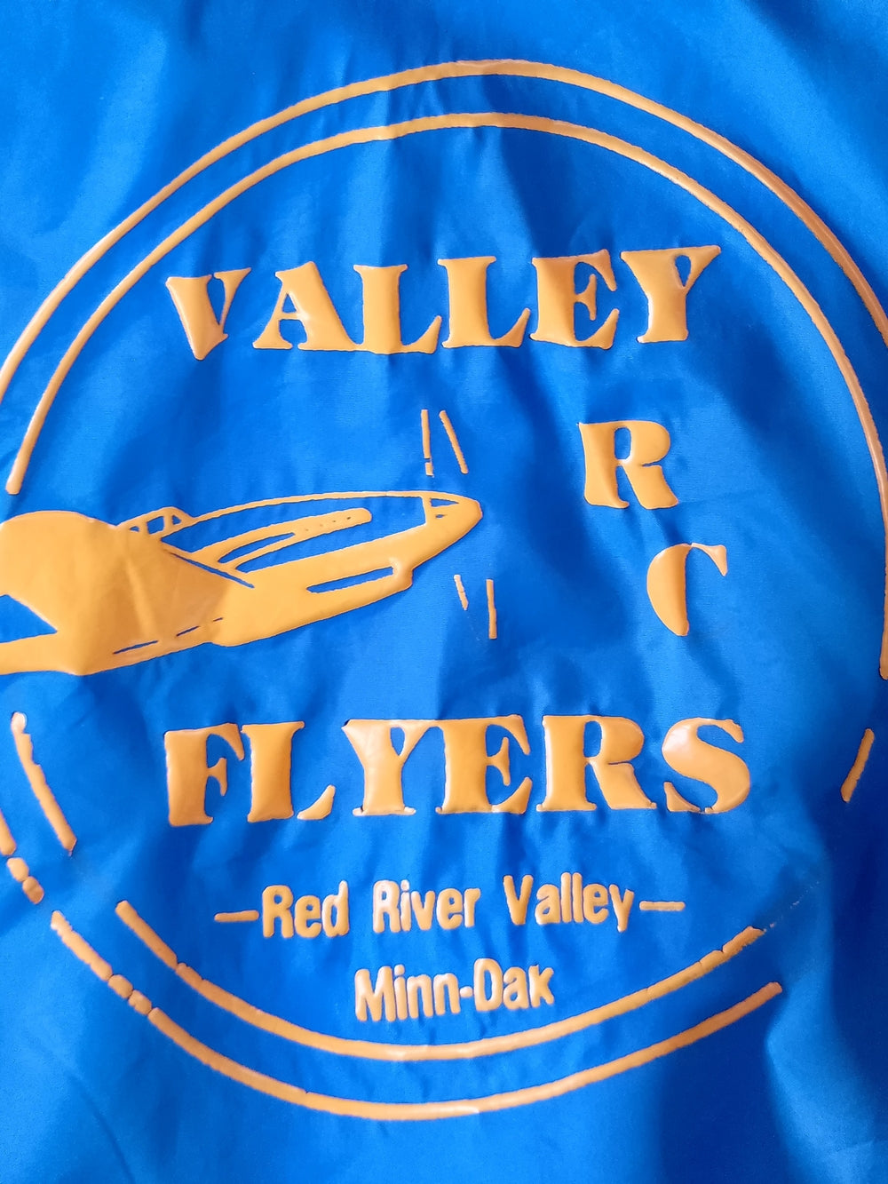 Vintage 90s Red Rivre Valley Flyer Patchwork Bomber Jacket with Yellow Trim