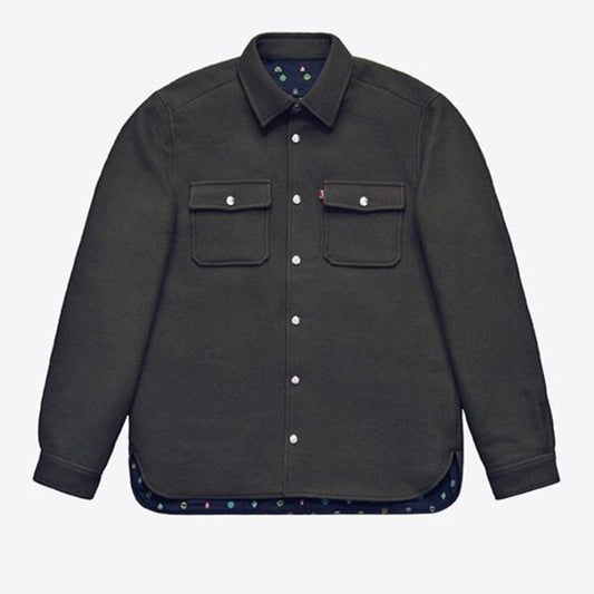 KENZO X H&M Collab Button-Up Wool Sweater Jacket