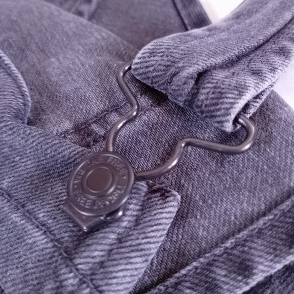 WE THE FREE BLACK Denim Overalls Workwear