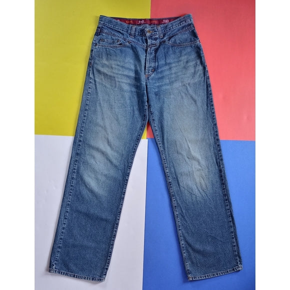 Vintage Dolce & Gabbana Baggy Wide Leg Denim Jeans 90s Y2K D&G