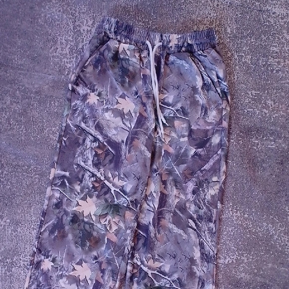 Camouflage Print Sweat Pants