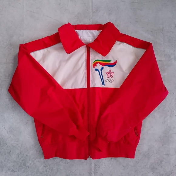 Vintage 1988 Olympics Games Calgary Torch Runner Track Suit