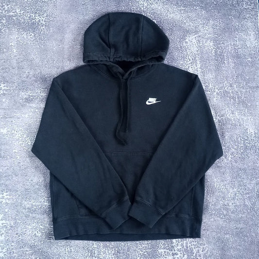 NIKE Black Essential Hoodie Y2K