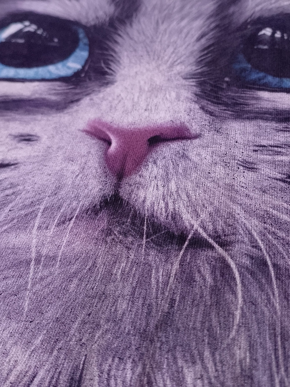 Kitty Cat Face Tie Dye The Mountain T-Shirt UNISEX