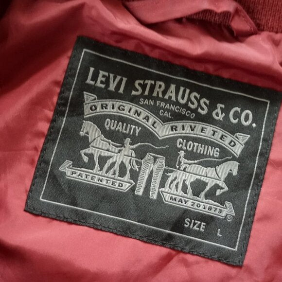 Levi's Maroons Windbreaker Jacket