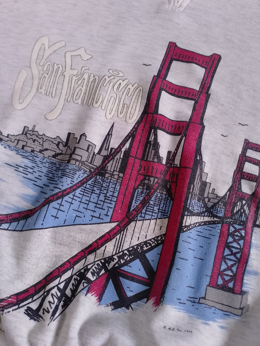 Vintage 1995 San Francisco Graphic Pullover Sweater UNISEX