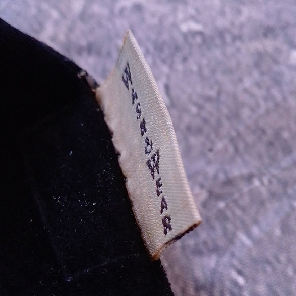 SKOTTS SUEDE WASH &amp; WEAR LEATHER BLACK VEST