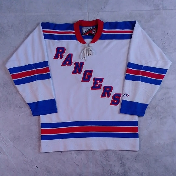 Vintage 90s NHL NEW YORKER RANGER JERSEY PRO PLAYER CCM BLANK