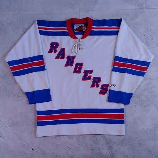 Vintage 90s NHL NEW YORKER RANGER JERSEY PRO PLAYER CCM BLANK