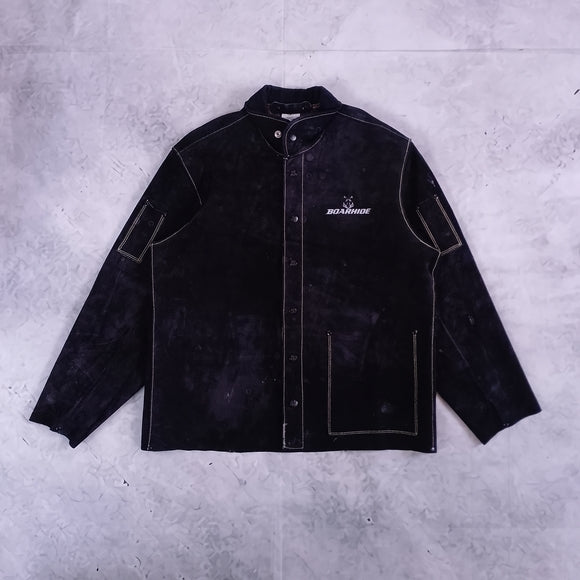 Caiman 3029 Black Boarhide Pigskin Welding Jacket