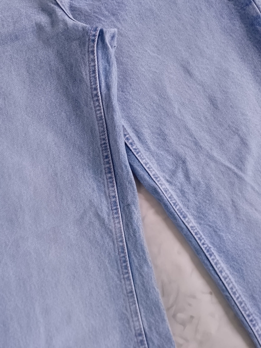 ZARA Light Wash Wide Leg Baggy Jeans