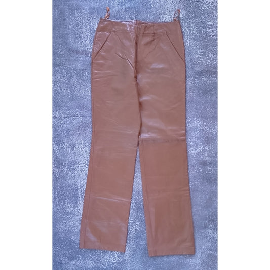 Danier Brown Leather Pants