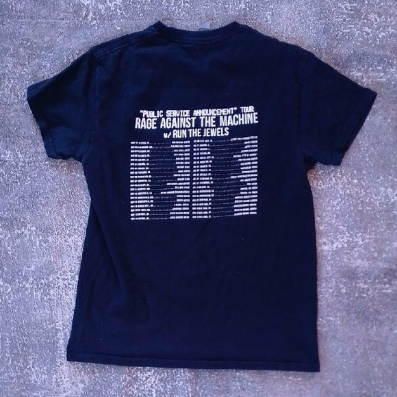 2020 Rage Against The Machine And Run The Jewels Public Service Announcement Tee