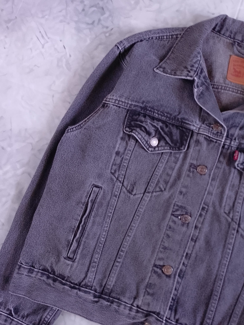 Levi's Black Denim Trucker Jacket