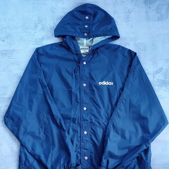 Vintage Adidas Button-Up Windbreaker