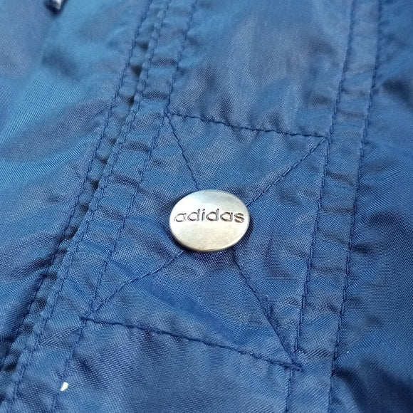 Vintage Adidas Button-Up Windbreaker