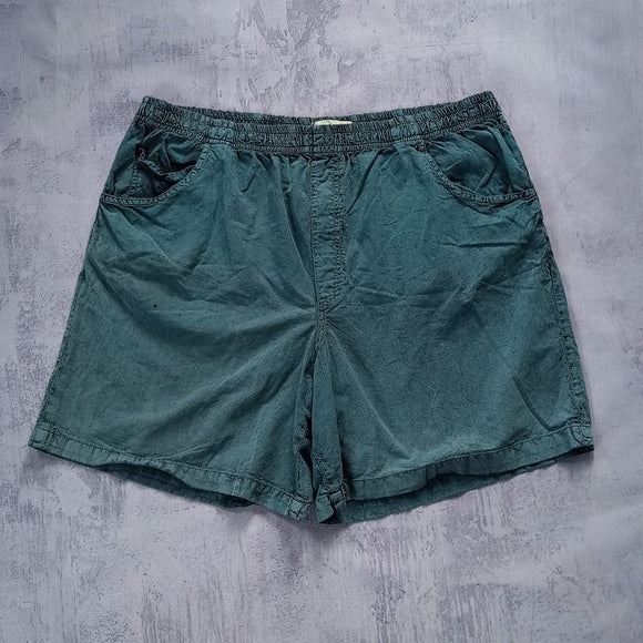 Vintage 90s FYI Private Stock Shorts TWO TONE BLEACH WASHED