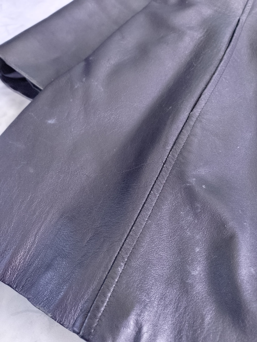 Vintage Leather Button-Front Women's Coat Wilsons Leather