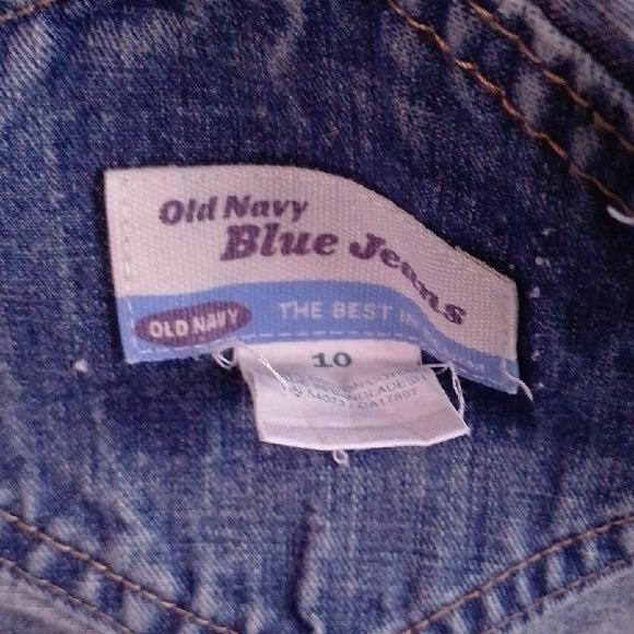 Vintage Old Navy Flared Legs Denim Overalls Workwear