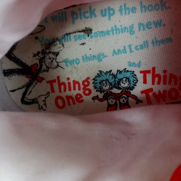 Rare Converse Cat In The Hat Hi Top Dr Seuss Book Thing Shoes UNISEX