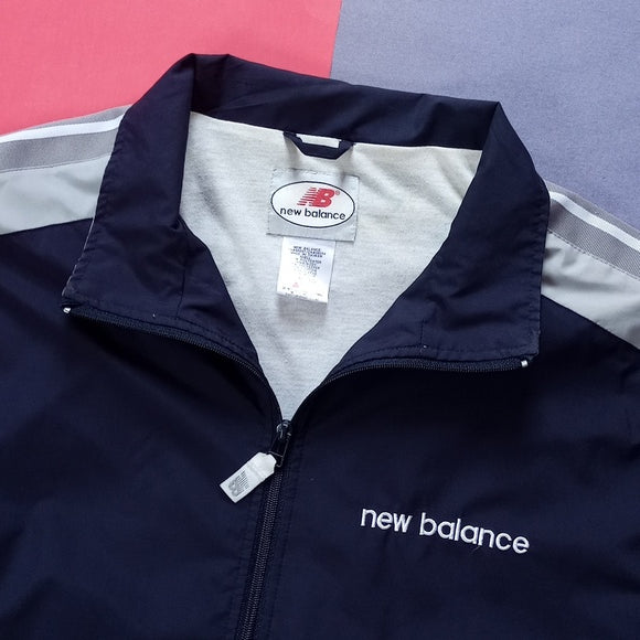 Vintage 90s New Balance Essential Dad Style Windbreaker Jacket