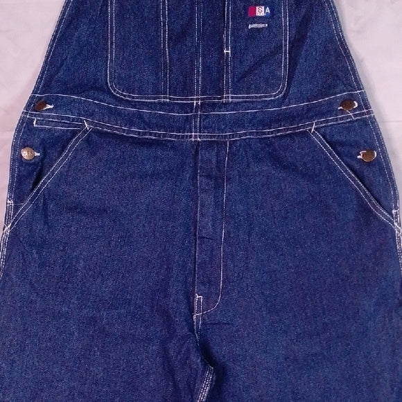 VINTAGE 90s USA Works Denim Overalls Workwear unisex