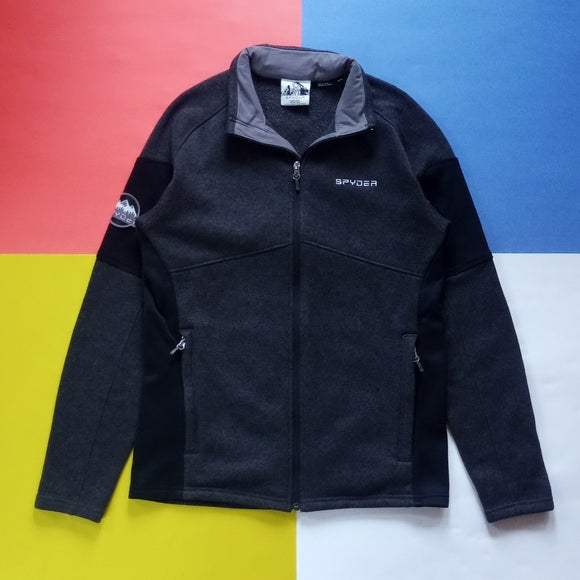 Spyder Patch Embroidered Zip-Up Sweater