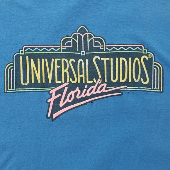 VINTAGE 90s Universal Studios Florida T-Shirt Single Stitch