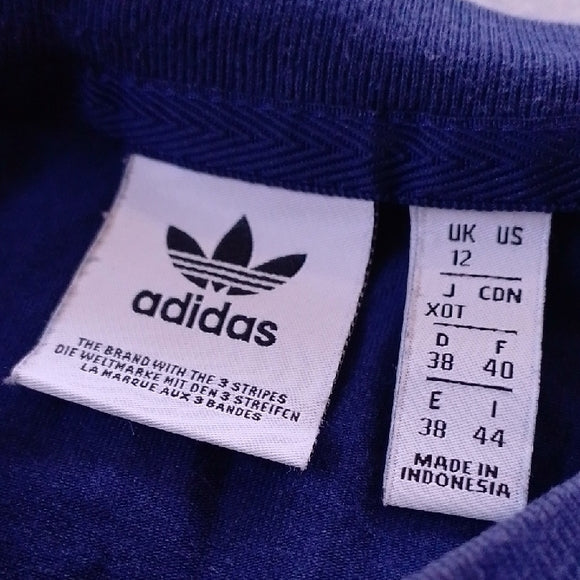 Adidas Navy Tee with White Logo