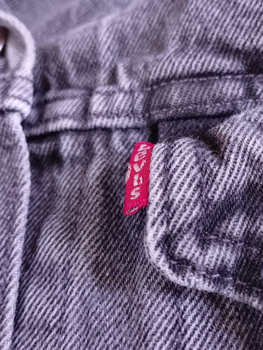Levi's Black Denim Trucker Jacket