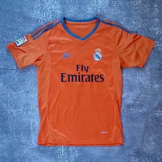 Real Madrid 2013-14 Third Soccer Jersey FIGO #10 Adidas Men’s Sz M