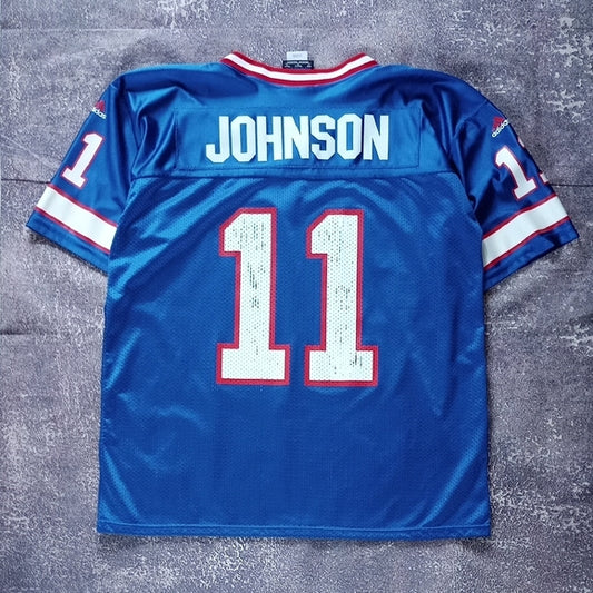 Vintage New York Giants Randy Johnson Adidas Football Jersey Size Large