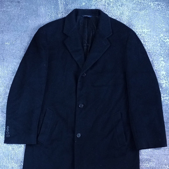 Brooks Brother x LORO PIANA 100% Italian Wool thick Heavy Peacoat 42R BROOKSTORM