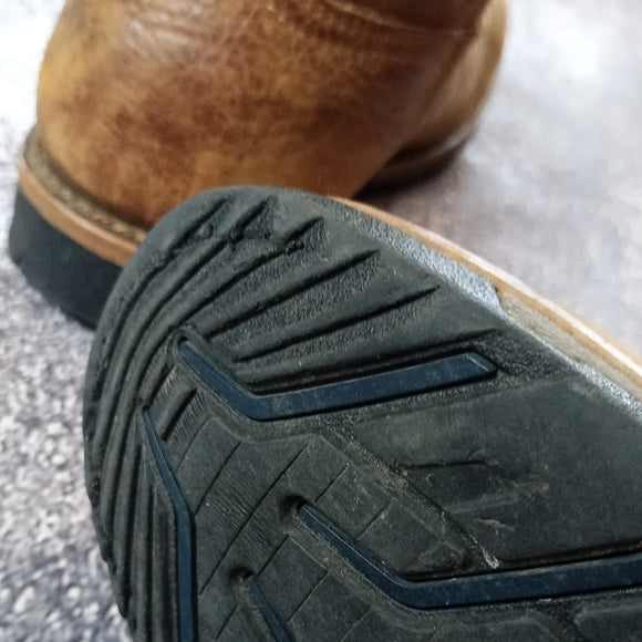 Men's Brown Leather Cowboy Boots