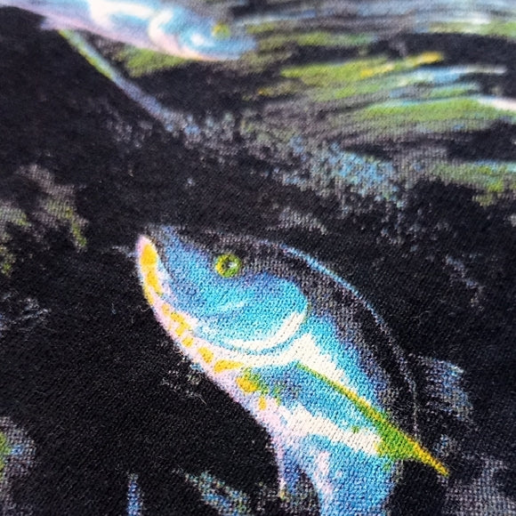 Vintage 1999 The Mountain Swiming Orcas Victoira Canda Tie Dye T-Shirt