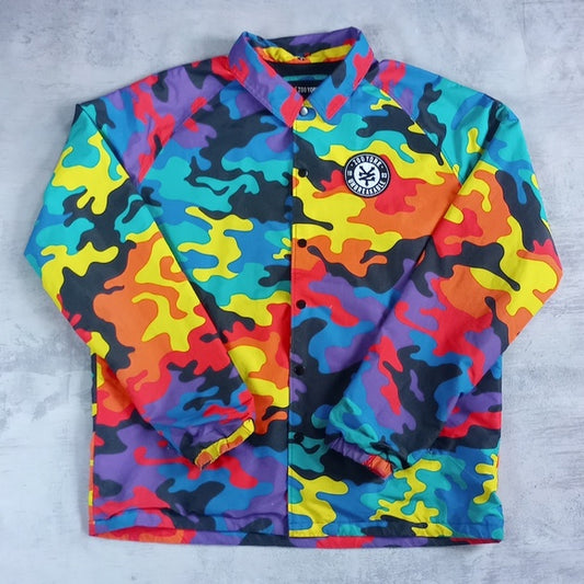 Zoo York Unbreakable Rainbow Camo Button-Up Jacket