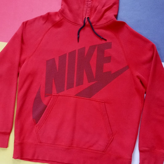 NIKE BIG LOGO Print Thick Pullover Hoodie