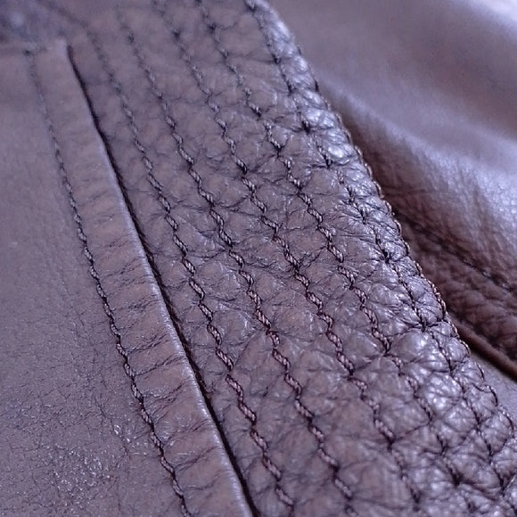 DANIER Dark Brown Leather Jacket