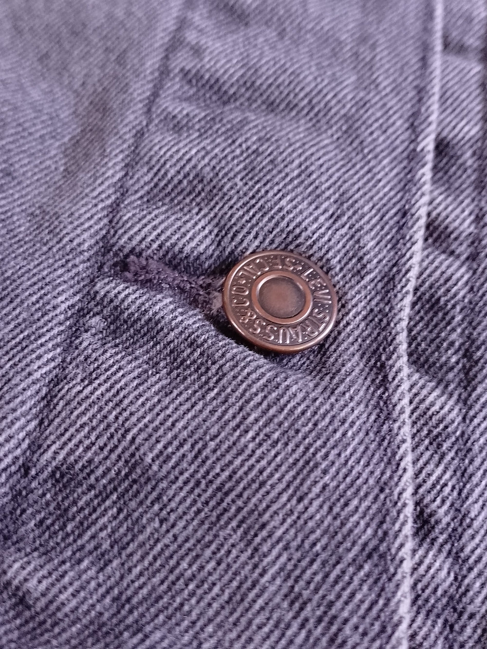 Levi's Black Denim Trucker Jacket