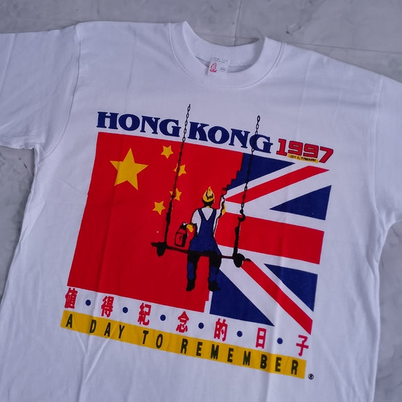 Vintage 1997 HONG KONG A DAY TO REMEMBER T-SHIRT